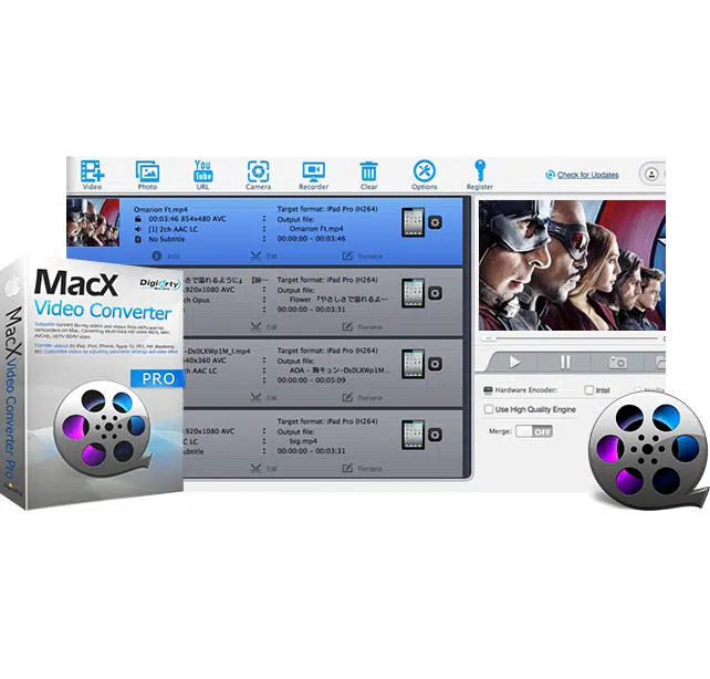 MacX Video Converter Pro - Convert, Edit, Record & Resize Videos
