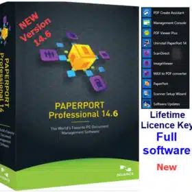 Nuance PaperPort 14.6 Professional scanning, converting,editing documents-Full